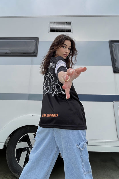 Unisex Oversize Los Angeles Forma T-Shirt