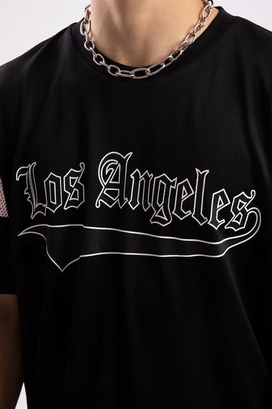 Unisex Oversize Los Angeles Forma T-Shirt